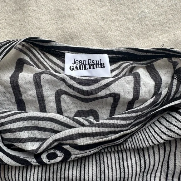 Jean Paul Gaultier body morphing draped skirt - Picture 4 of 7